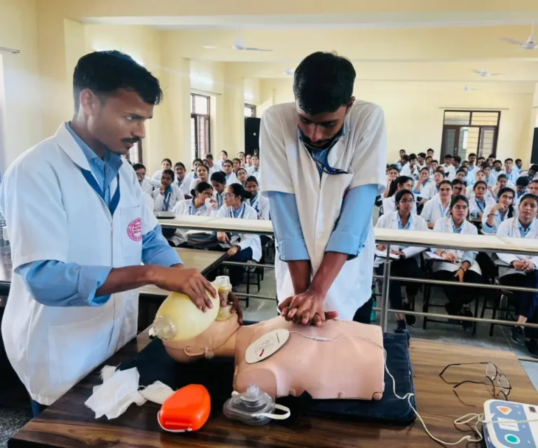 BLSBCLS Training for B.Sc. Nursing Students