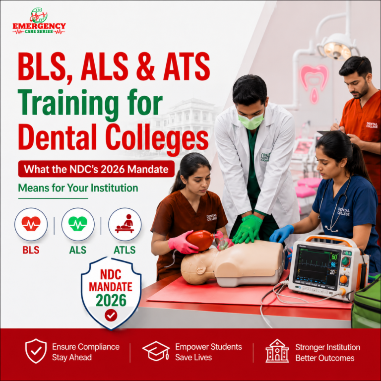 BLS, ALS and ATLS Training for Dental Colleges